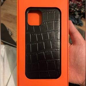 iPhone 12 Pro Italian leather case